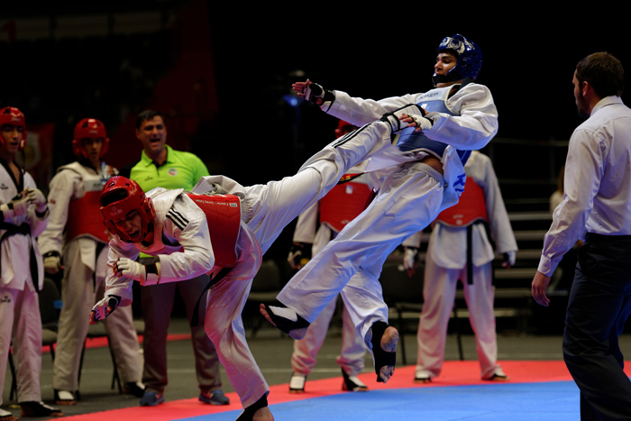 Taekwondo competition