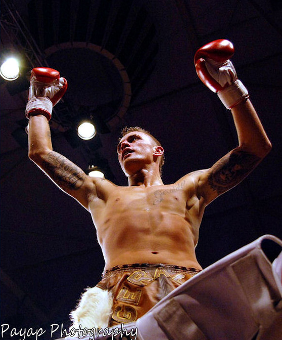 Nieky Holzken, a famous Dutch kickboxer and World Champion