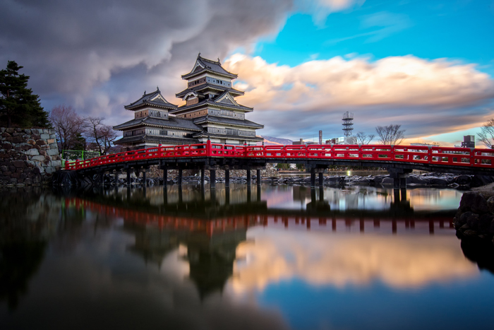 A Japanese castle, typical of Feudal Japan where Ninjutsu was once practiced